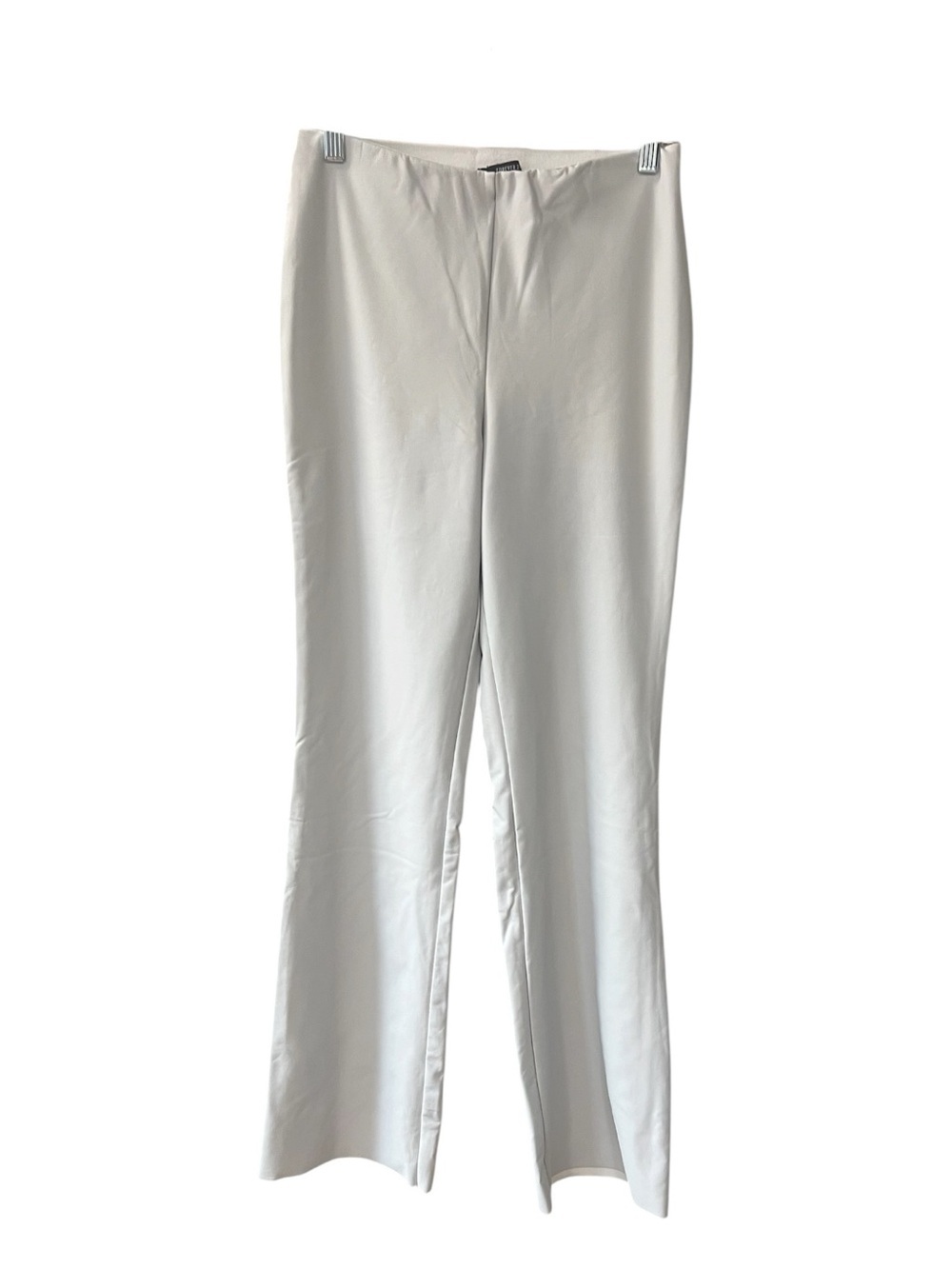 Forever 21 Light Gray Faux Leather Pants Size L
